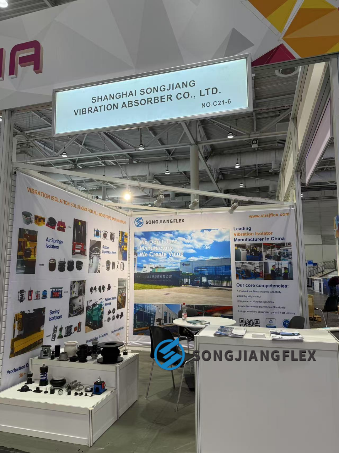 Songjiangflex at the 2025 Hannover Messe: Showcasing Innovative Vibration Dampening Solutions